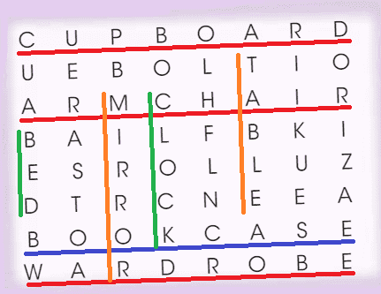Английский язык STARLIGHT 3 класс часть 2 Баранова MODULE 5 Lesson 6 Номер 1 Read and fill in the missing letters Then match 1 bookcase 2 co uter g m 3 m rr r 4 a c a 5 c mp te 6 f tb l t m 7 cl c 8 b