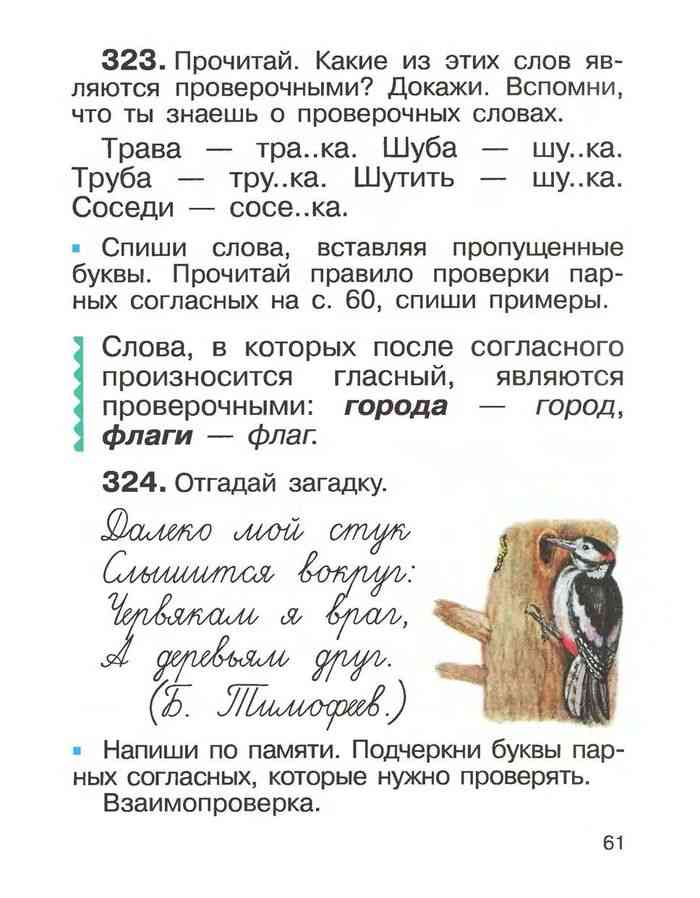 Парные согласные в корне слова