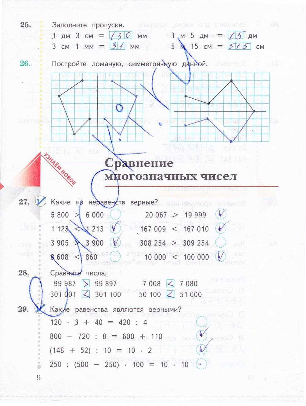 Гдз 2 класс по математике  рудницкая в.н., юдачева t.b.  часть 1, 2