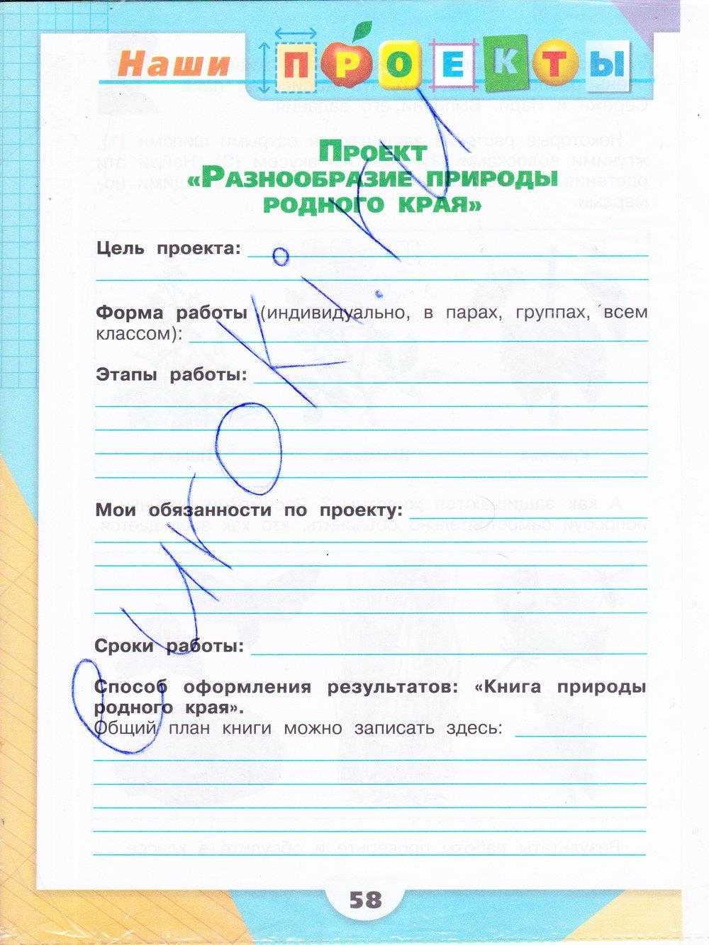 Гдз решебник окружающий мир 3 класс рабочая тетрадь перспектива «просвещение» плешаков, новицкая часть 1, 2.