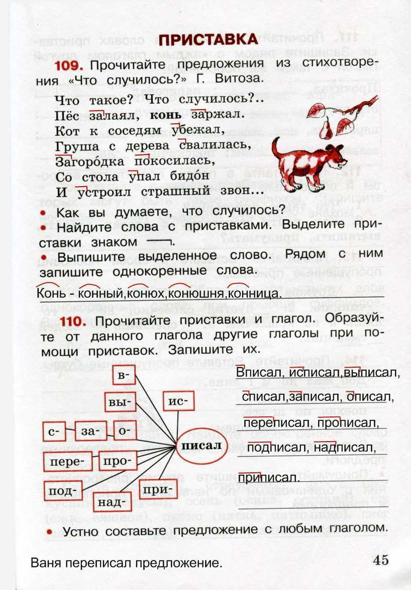 Русский язык 3 класс – авторы канакина, горецкий (рабочая тетрадь часть 1 и 2)