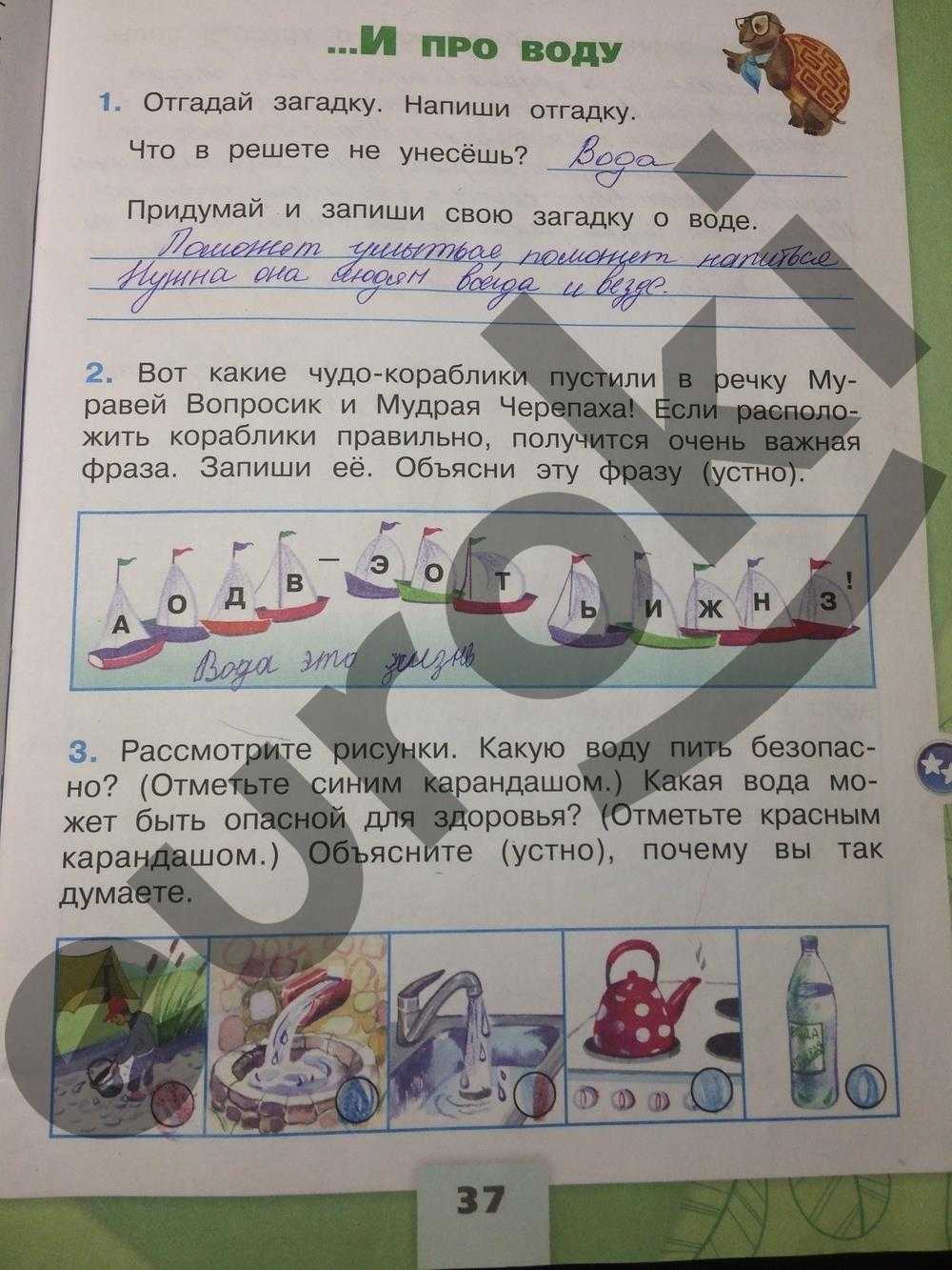 Гдз решебник по окружающему миру 2 класс    плешаков учебник  просвещение
