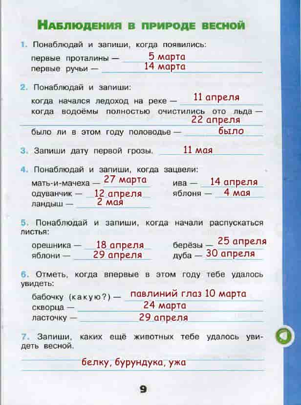 Ответы по окружающему миру, 1 часть, 3 класс, рабочая тетрадь, плешаков а.а. гдз (школа россии) (2019) стр.5-8 - страница 2