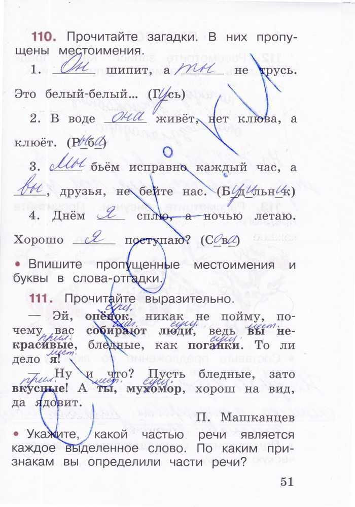Гдз русский язык 2 класс канакина, горецкий учебник 1, 2 часть - решебник