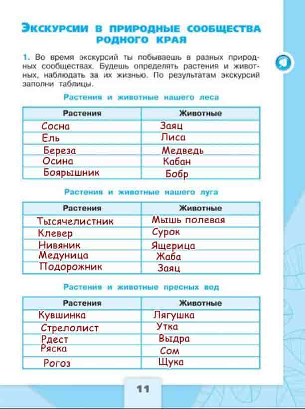 Окр мир 2 кл гдз раб тетрадь