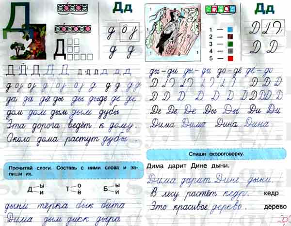 ГДЗ учебник по русскому языку 2 класс Климанова Гласные и согласные звуки Обозначение их буквам Угадайте, кто на рисунке мамлыня, а кто жаваруга Какие звуки подсказали ответ Составьте однодва предложения с этими словами