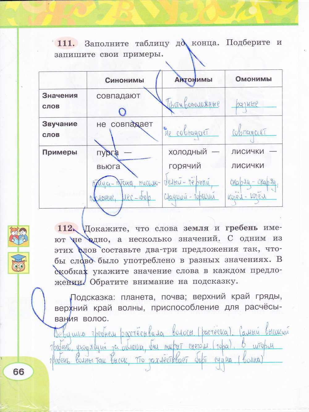 Гдз ответы по русскому языку 3 класс рабочая тетрадь часть 1 климанова, бабушкина (перспектива)