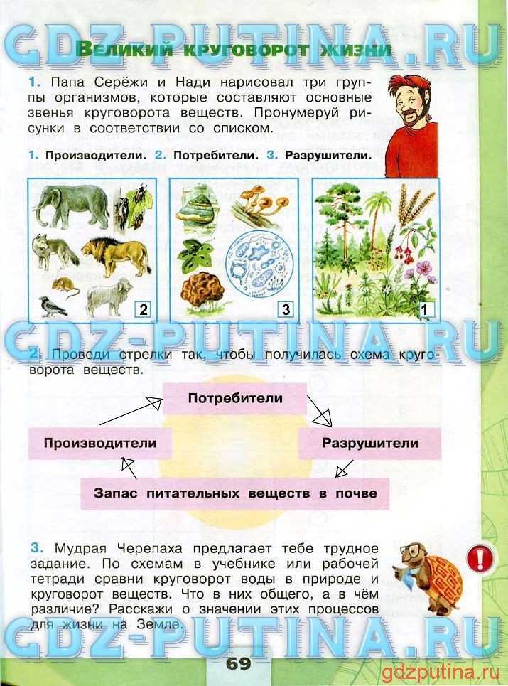 Гдз рф - готовые ответы по окружающему миру для 3 класса  а.а. плешаков, е. а. крючкова школа россии  просвещение