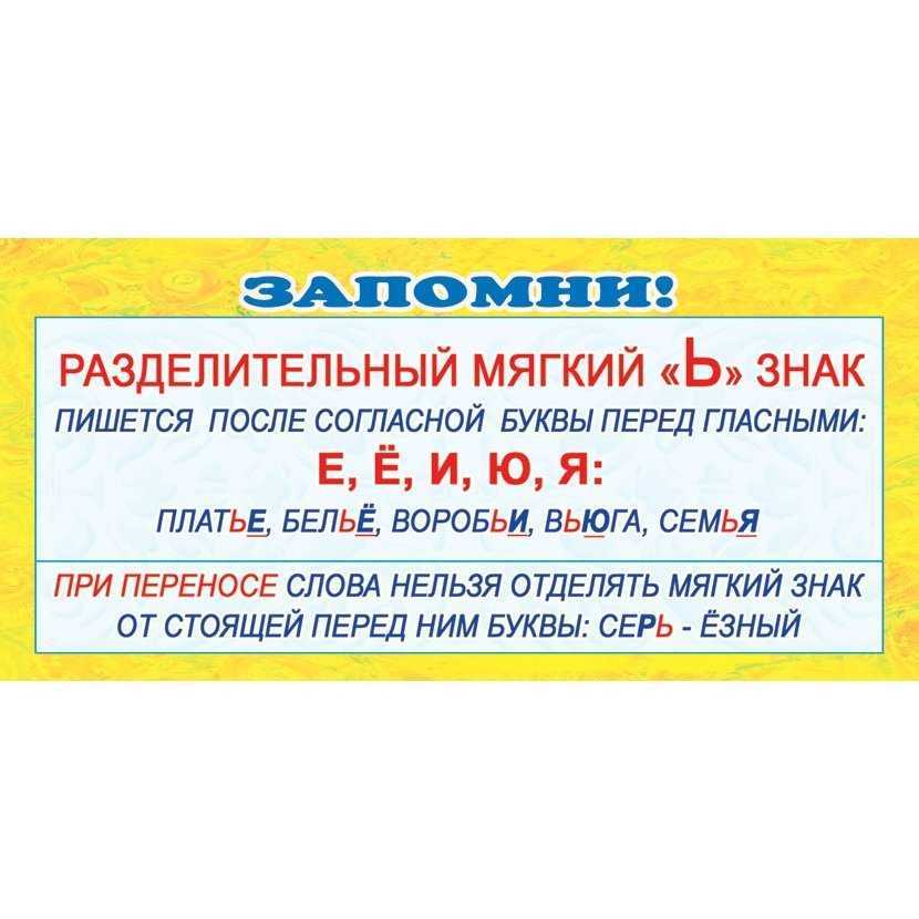 Диктант по теме "разделительный (ь) мягкий знак" 2 класс